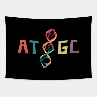 AT / GC, biotechnology, dna strand, molecular biology Tapestry