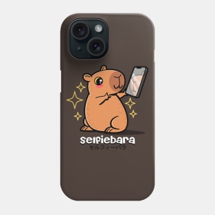 Funny Cute Kawaii Original Capybara Selfie Cartoon Phone Case