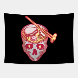 Skull ramen bowl! Tapestry