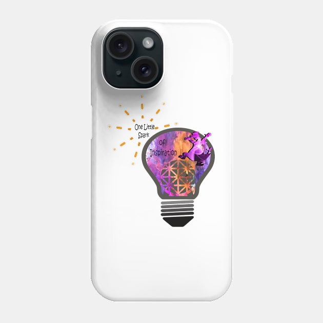 One little spark of inspiration Phone Case by magicmirror