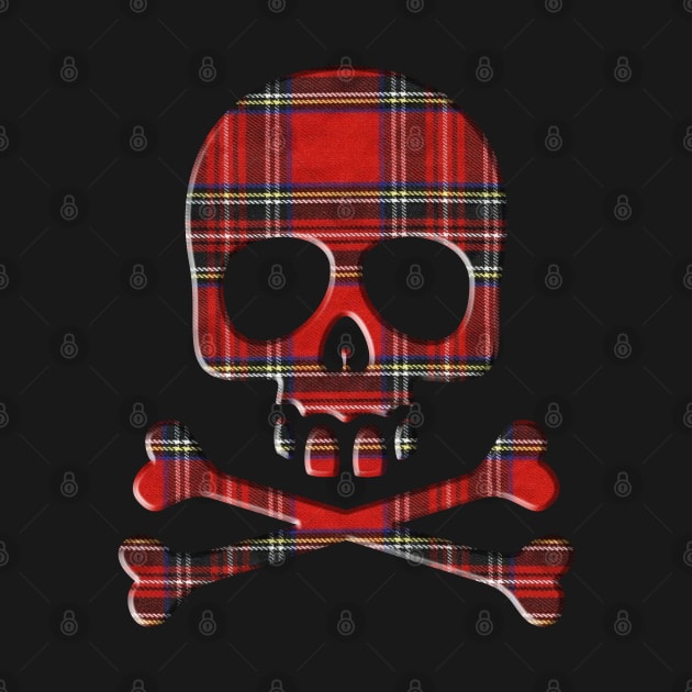 SKULL AND PLAID BONES by BG305