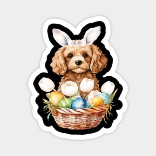 Cavapoo Easter Magnet