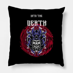 Into The Death Samurai Pillow