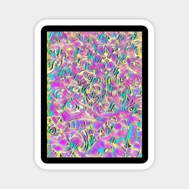 Abstract 2 Magnet by Mr. Leon Artwork