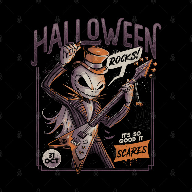 Halloween Rocks Spooky Skellington Rocker - Jack Skellington - Phone Case