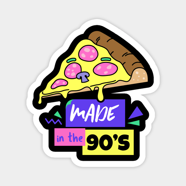 Made In The 90's Magnet by Lasso Print