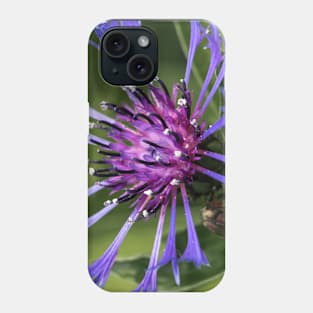 The purple heart of a flower. Phone Case