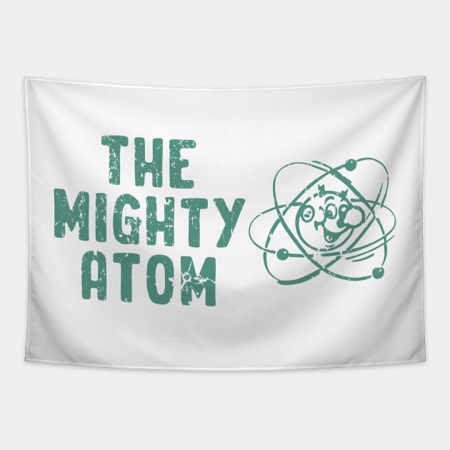 The Mighty Atom - Reddy Kilowatt Tapestry by Sayang Anak