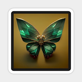 emerald butterfly Magnet