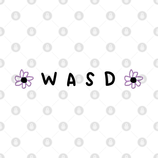 WASD (White) by Fairytale Tees