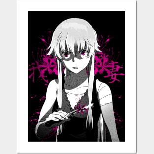 Even in death, I'll keep chasing after you. (Yuno Gasai / Mirai Nikki  Teamflash) Poster for Sale by Stevenobinsun