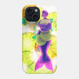 A mermaid in refreshing lemonade Phone Case