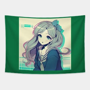 Anime Girl Tapestry