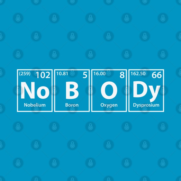 Nobody (No-B-O-Dy) Periodic Elements Spelling by cerebrands