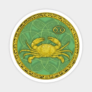 Zodiac Cancer Green Magnet