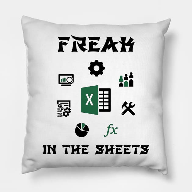 freak in the sheets Pillow by M-HO design