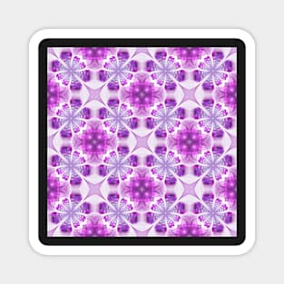 Purple mosaic Magnet