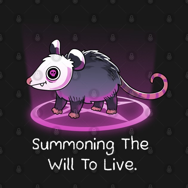 Opossum - Summoning The Will To Live by Digital Magician