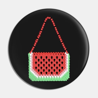 Watermelon Bead Bag Pin