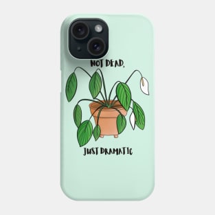 Dramatic Peace Lily Phone Case