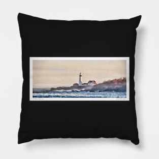 Portland Head Light Pillow