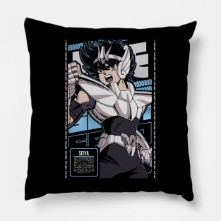 SEIYA | SAINT SEIYA | ANIME CHARACTER DESIGN | BW Pillow