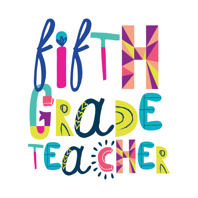 Cute 5th Grade Teacher Gift Idea Back to School by BetterManufaktur