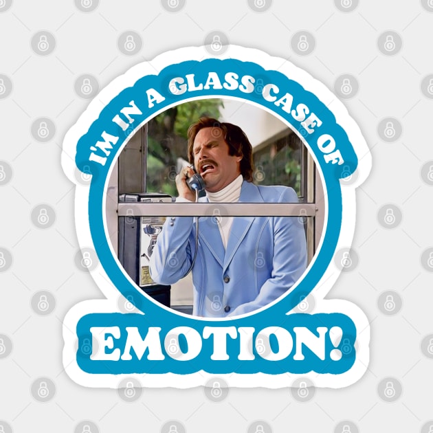 I'm in a Glass Case of Emotion! Magnet by darklordpug