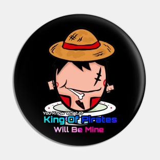 Lucky Egg Wannabe King Of Pirates Pin