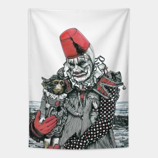 Sad Clown Tapestry