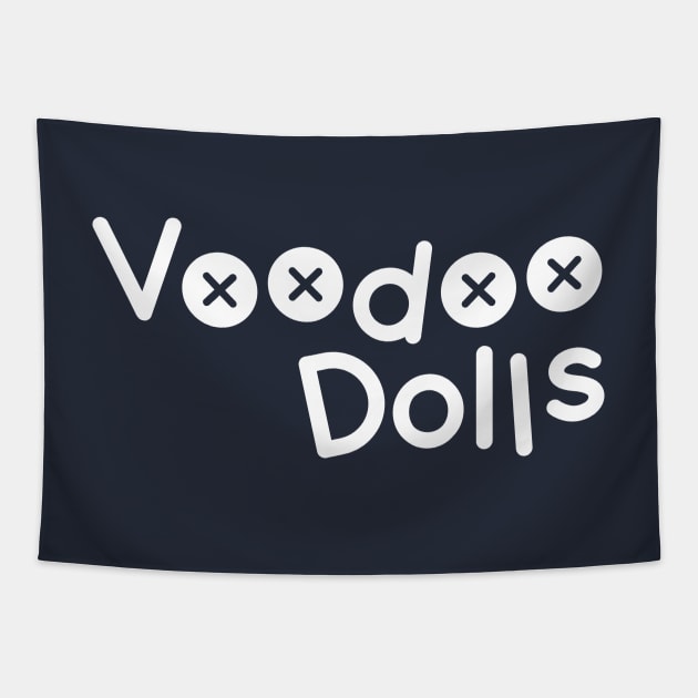 Voodoo Dolls Logo Tapestry by sylvaindrolet