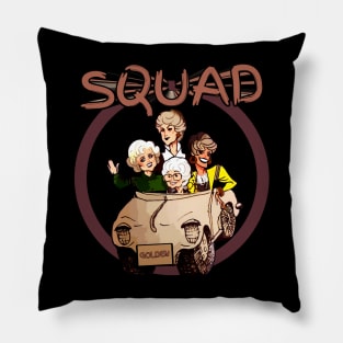 Squad girls mature Pillow