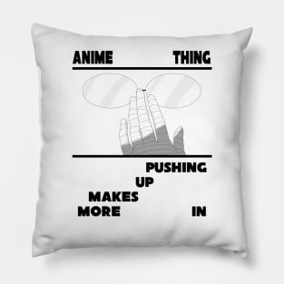 The Anime Glasses Thing Pillow