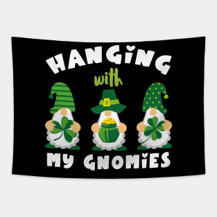 Hanging With My Gnomies Patrick's Day Tapestry