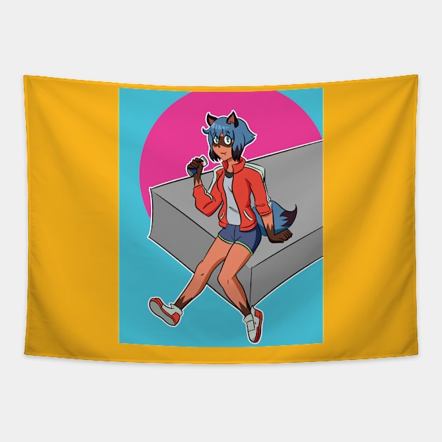 BNA: Michiru Tapestry by BlackKnightProductions