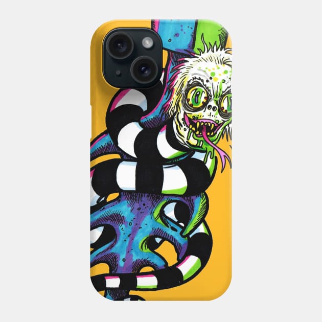 beetlejuice tattoo ting Phone Case by Brownlazer