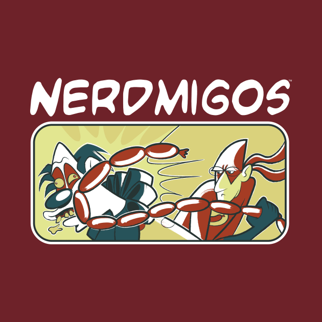 Nerdmigos: Chorizo Bandit Vs. Creepy Clown by Nerdmigos