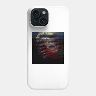 The 4th Month - Creepy Glitch Art Portrait Phone Case