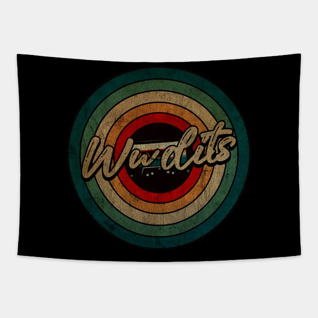 Wwdits    - Vintage Circle kaset Tapestry by WongKere Store