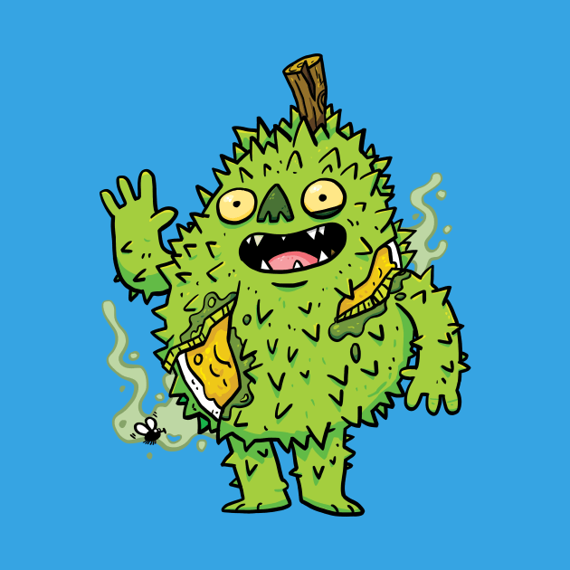 Stinky Little Durian Monster by striffle