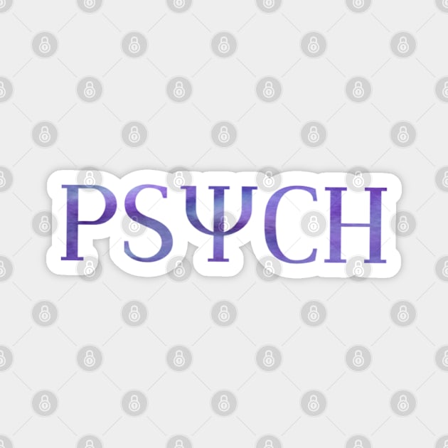 Psychology Magnet by EtheLabelCo