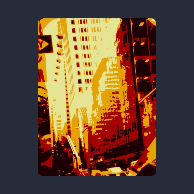 New York City Art Poster by Retropenguin