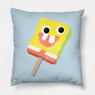 Sponge Popsicle Design Sticker Pillow