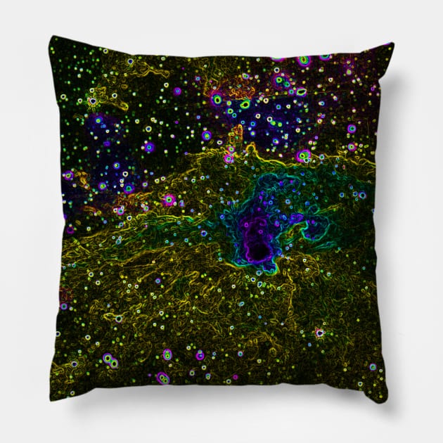 Black Panther Art - Glowing Edges 378 Pillow by The Black Panther