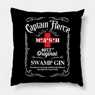 MASH 4077 - Retro Swamp Gin Labe Pillow