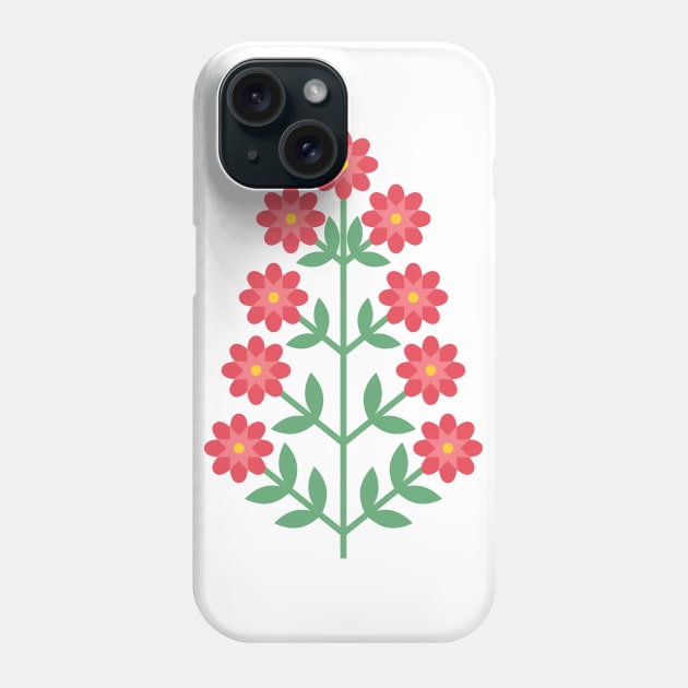 Cute Cartoon Flower Phone Case by SWON Design