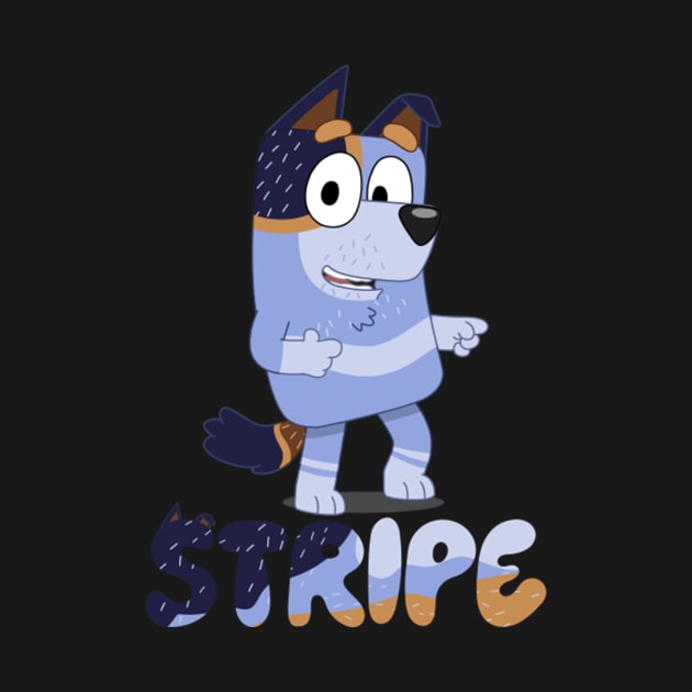 Exploring Bluey Mother Uncle Stripe Dog
