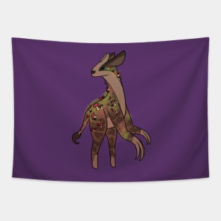 Pink Sloth Giraffe :: Imaginary Creatures Tapestry