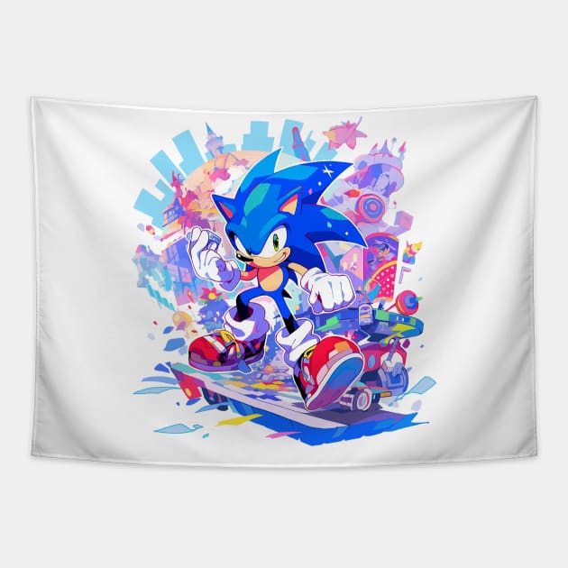 sonic Tapestry by piratesnow