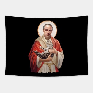 Saint The Godfather Tapestry